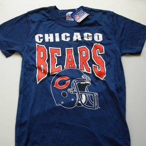 Chicago Bears vintage nfl football printed t shirt by Garan made in the USA new with tags image 5