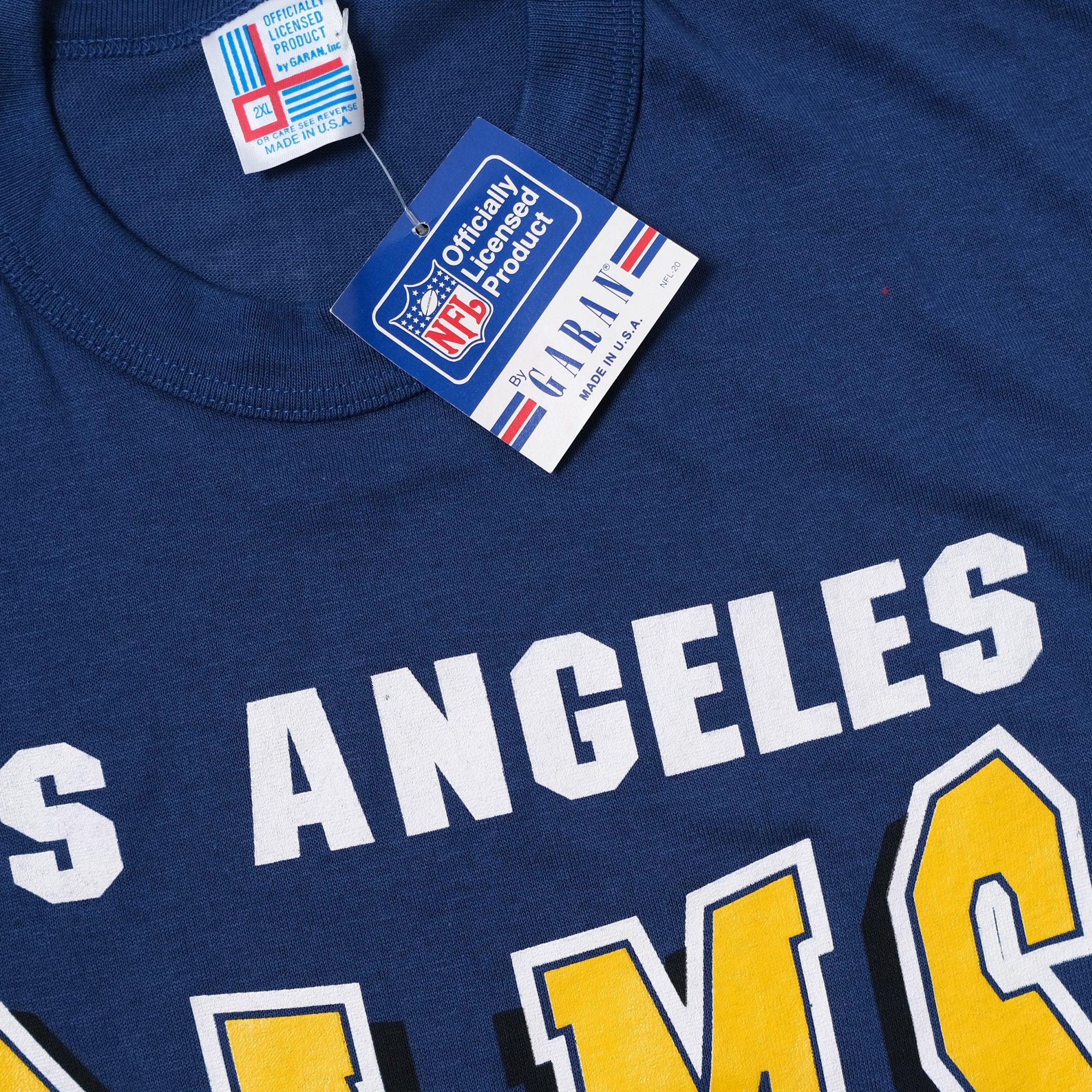 Los Angeles Rams NFL Football Vintage Nfl Printed T Shirt by Garan 