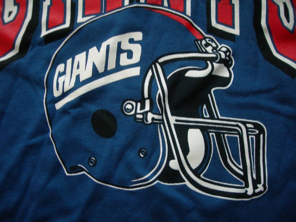 New York Giants Football Vintage Nfl Printed T Shirt by Garan   Etsy