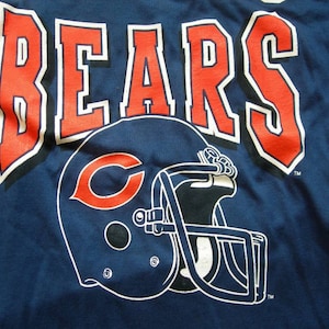 Chicago Bears vintage nfl football printed t shirt by Garan made in the USA new with tags image 1