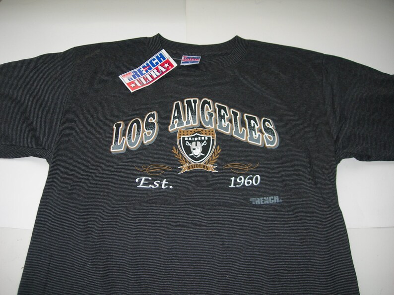 Los Angeles Raiders Vintage NFL Football T Shirt Made in the - Etsy