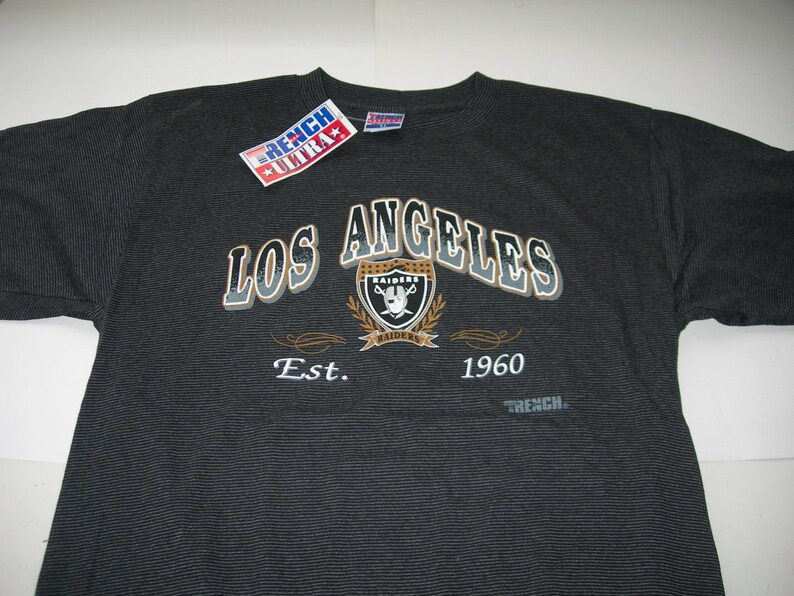Los Angeles Raiders Vintage NFL Football T Shirt Made in the Etsy