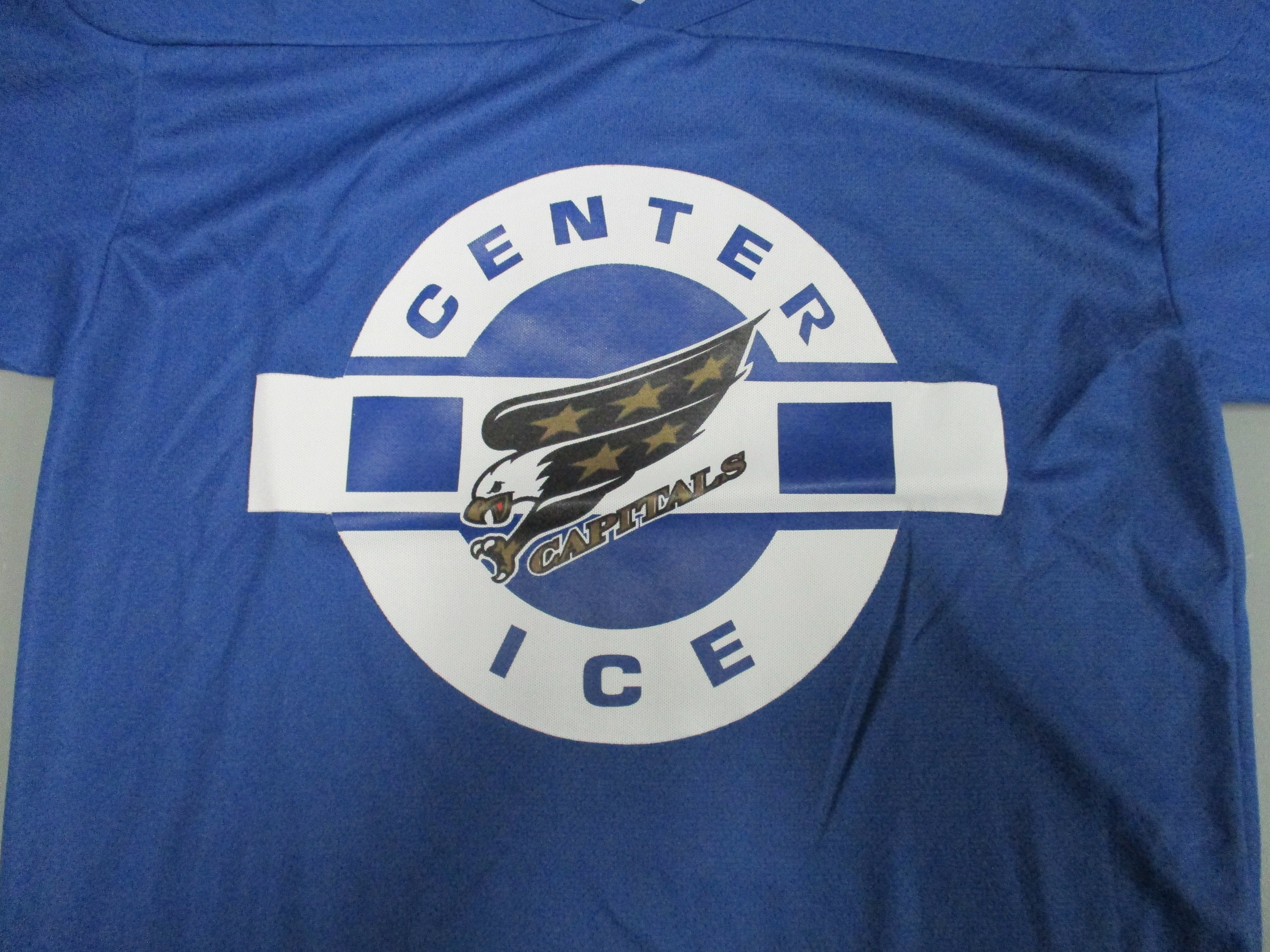 Starter Washington Capitals Screaming Eagle Blue NHL Hockey Jersey Sz XL