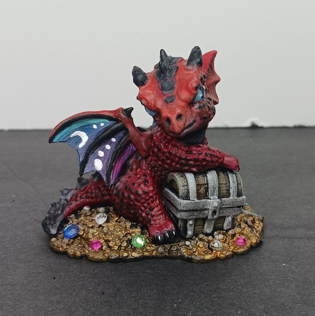 Red Dragon Wyrmling Dungeons & Dragons DND 5E Competition Etsy