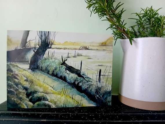 A Leap of Faith Greetings Card