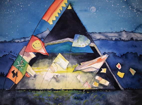 Glastonbury Festival (print)