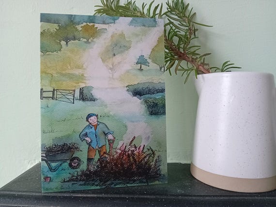 Bonfire Time Greetings Card