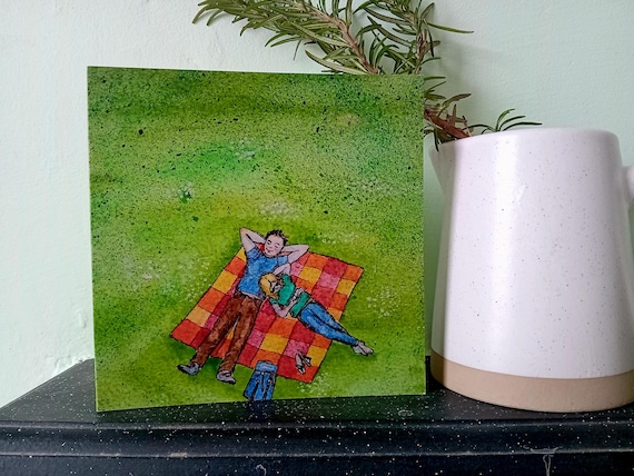 Lazy Daisy, Summer Picnic Greetings Card