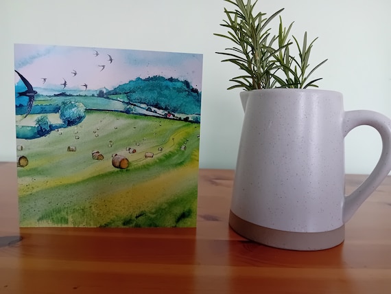 Making Hay Greetings Card