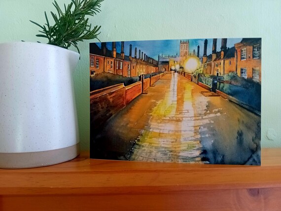 Vicars' Close, Wells Greetings Card