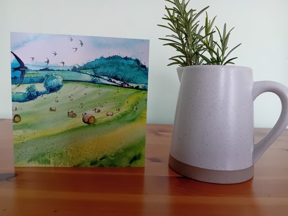 Making Hay Greetings Card