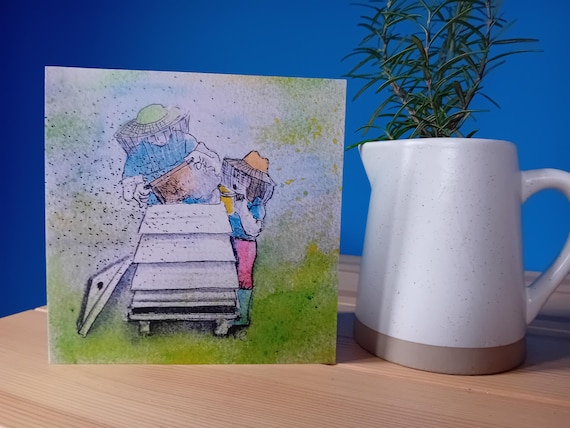 Beekeeping Greetings Card