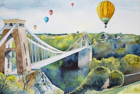Bristol Balloon Fiesta (watercolour original)
