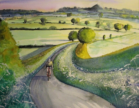 Early Evening Ride (print)