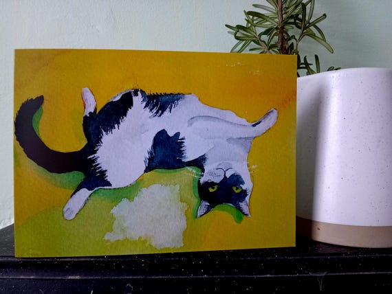 Sunshine Cat Greetings Card