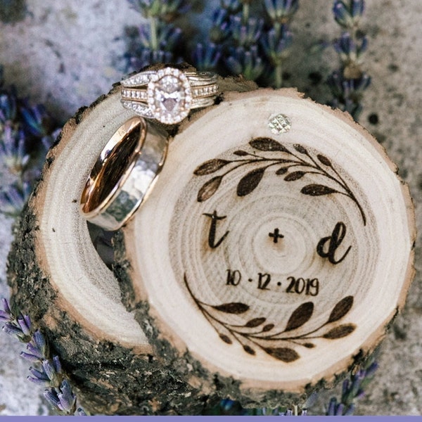 Ring box you'll treasure forever, Personalized Wedding Ring Box, Rustic Ring Box, Personalized Gift to the Bride