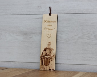 Personalized wooden bookmark. Custom bookmark, bookmarks, teacher appreciation gifts, Birthday Gifts with your photo, lesezeichen mit foto