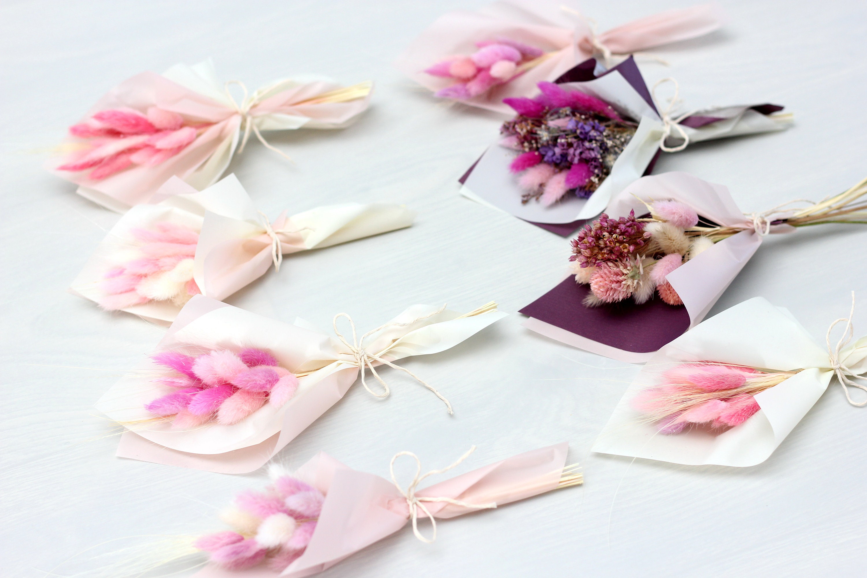 Mini Dried Flower Bouquet gift valentines day Mothers day Etsy