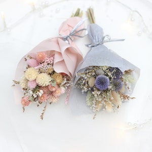 Mini Dried Flower Bouquet, gift valentines day, Wedding Decor, Guest Gift, Mothers day gift, Guest gift for the wedding, bouquet compliment