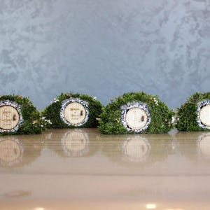 Natuurlijke schoonheid van ringdozen, houten ringdozen, rustieke ringdrager, buitenbruiloft, fantasiehuwelijk, huis van de ringen, aanzoeksringdoos afbeelding 4