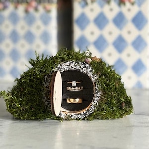 Ring Boxes natural beauty, Wooden Ring Boxes, Rustic Ring Bearer, Outdoor Wedding, fantasy wedding, home of the rings, proposal ring box