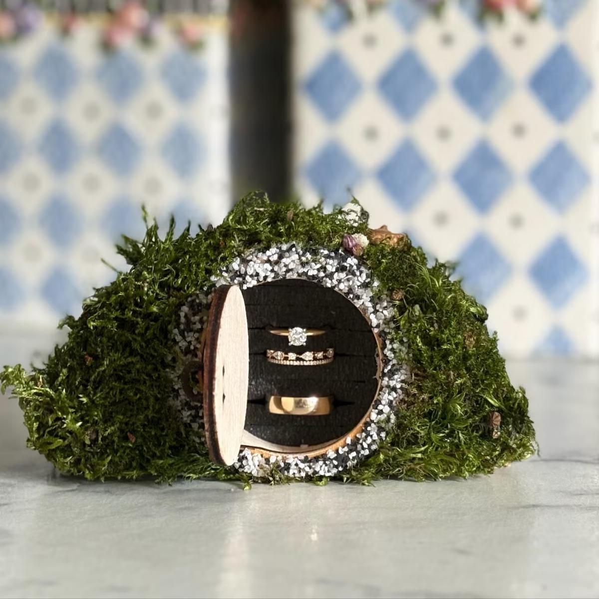 Geode ring box - Etsy 日本