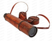 Antique Brass 14 inches Antique Telescope Spyglass Replica in Box Leather Box Gift For Valentine 39 s