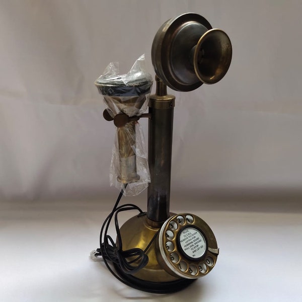 Authentic  Old  fashion Telephone  100% Working  Antique Shade.Personalized for your Nearest Person & Home Decor Item.