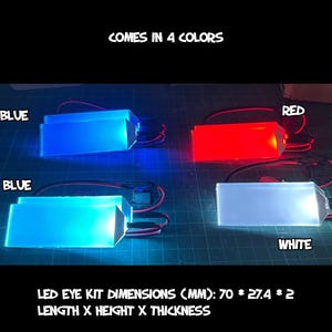 LED Flexible Rectangle Cosplay Eye Kit