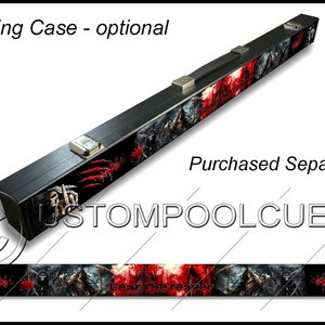 GRIM REAPER DEATH Ash Pool Cue Made to Order Add Your Text - Etsy