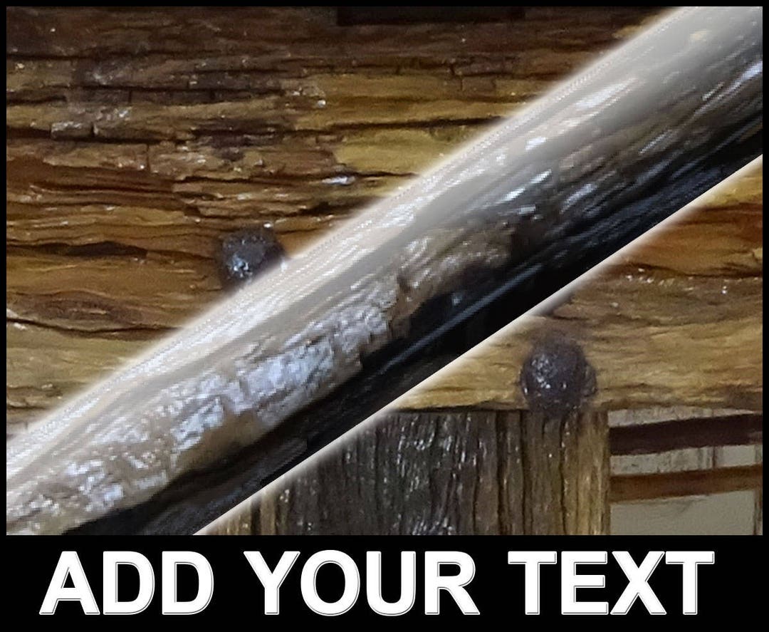 RUSTIC WOOD DESIGN Ash Pool Cue - Made to Order - Add Your Text - Etsy