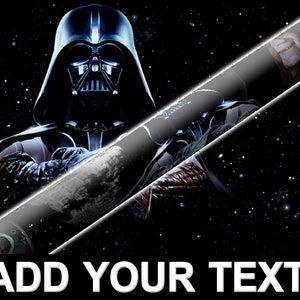 VADER DARKSIDE Ash Pool Cue - Made to Order - Add your Text