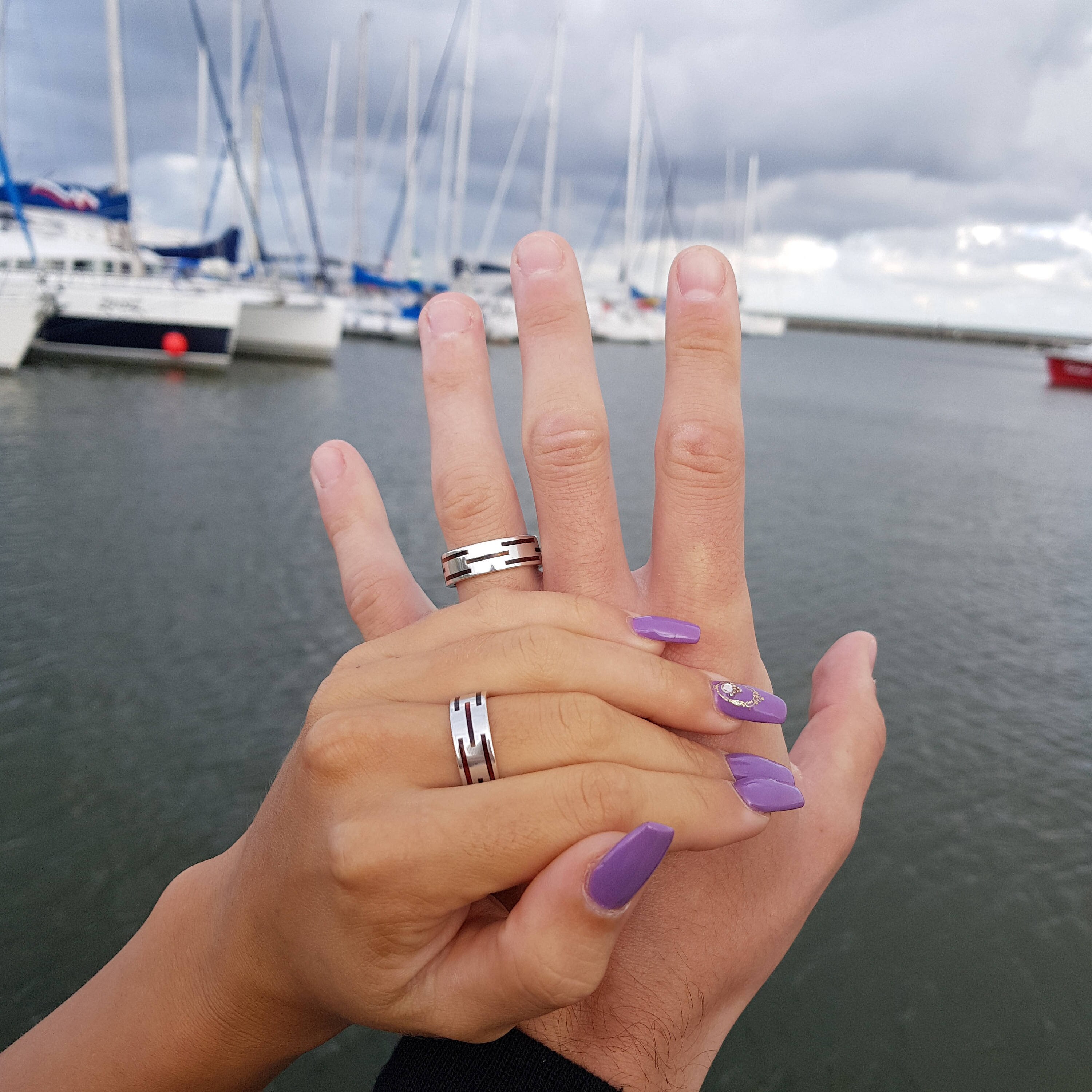 Best Friend Rings Unique Mens Ring Couple Rings Unisex Etsy