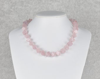 necklace of rosequartz