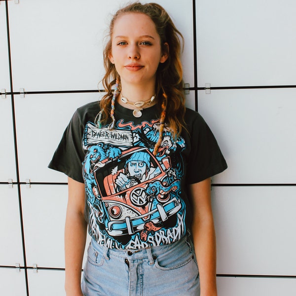 The Devil Wears Prada Danger: Wildman Metal Metalcore Kombi Print Band Tshirt Tee Size Small