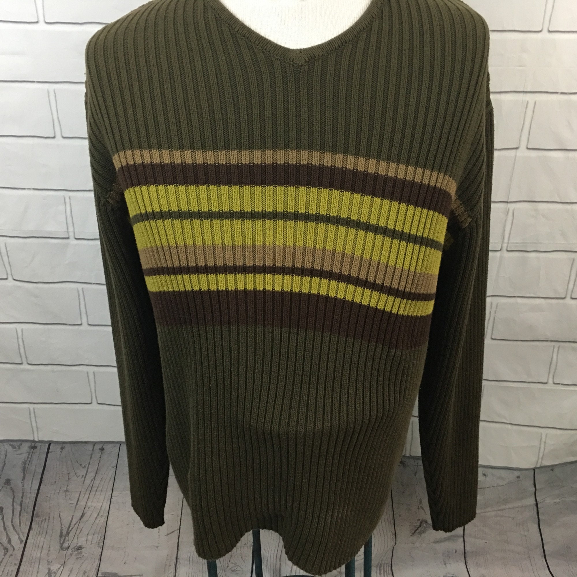 American Eagle Outfitters Sweater Men's S Ramie Cotton Beige