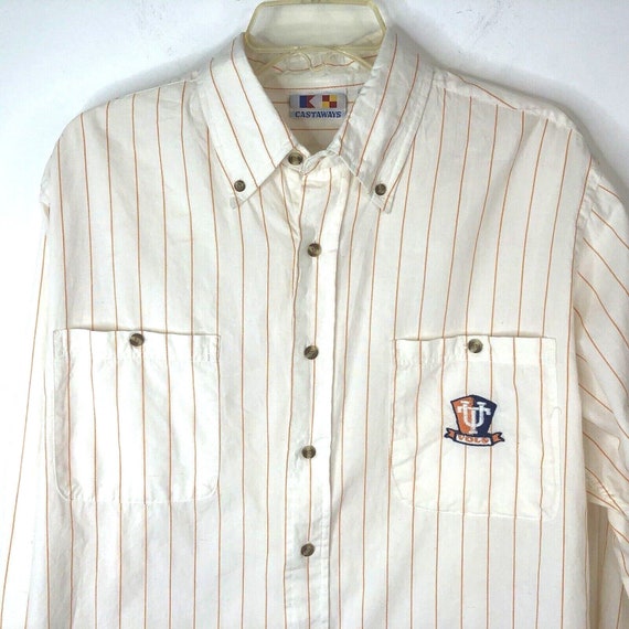 Vintage Castaways Mens Shirt Size M Tennessee Vol… - image 1