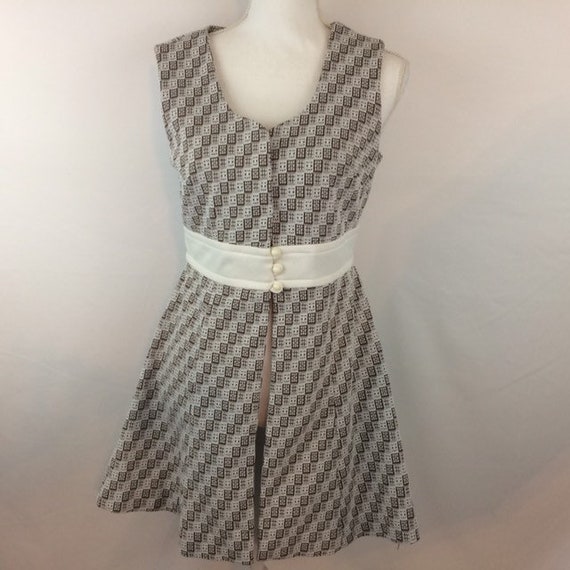 Vintage Long Tunic Sleeveless Dress Jacket Top, 10