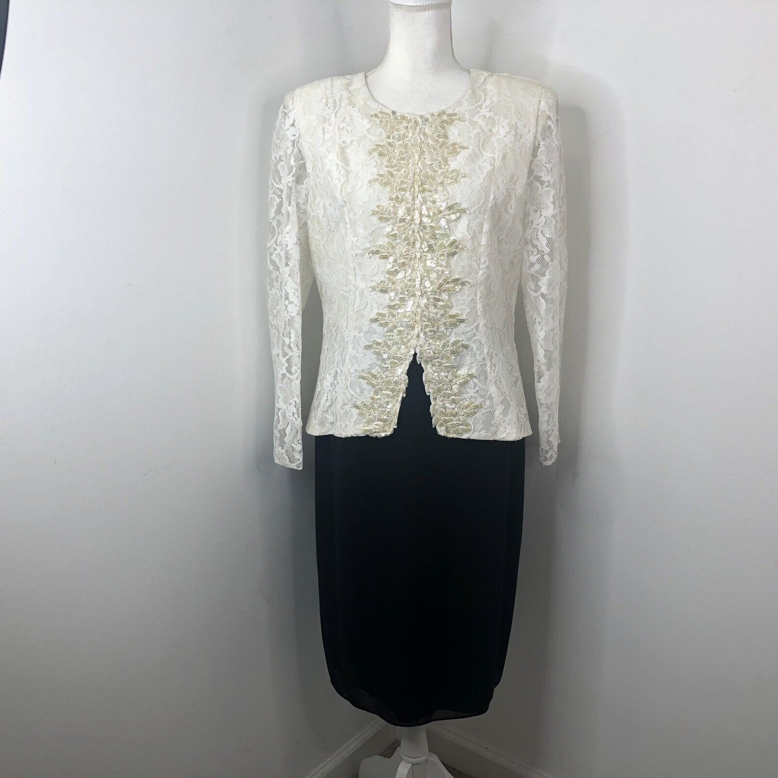 Ursula of Switzerland Women's Mesh & Chiffon Skirt Set Sz 6
