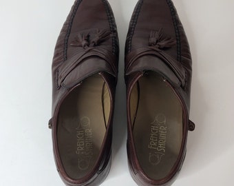 French shriner dayton leather loafers best sale