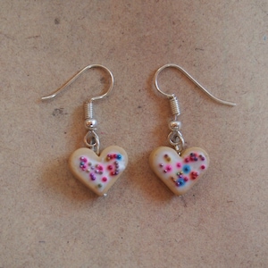 Earrings heart cookies, Eastern earrings