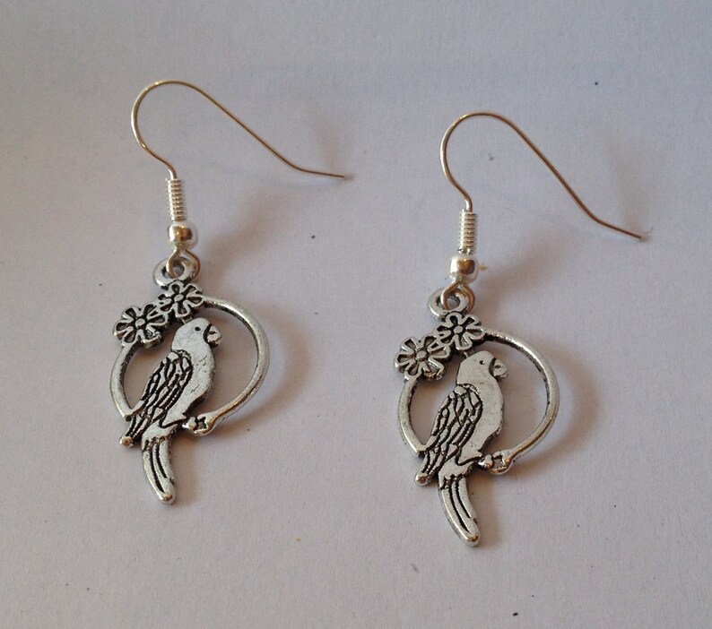 Parrot, Macaw, Parakeet Earrings image 5