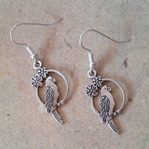 Parrot, Macaw, Parakeet Earrings image 1