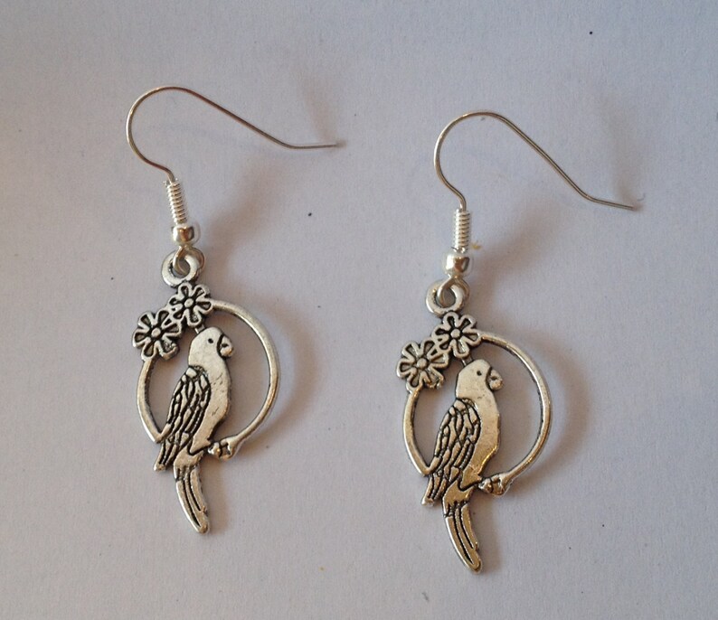 Parrot, Macaw, Parakeet Earrings image 4