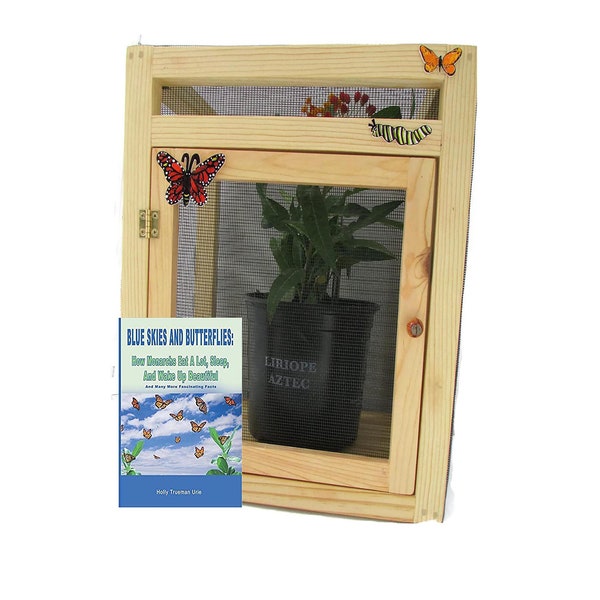 Child-Size Butterfly Enclosure Screenroom Cage Nursery Habitat and How-To Book