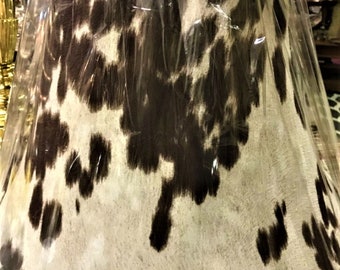 Hand Sewn - Faux Cow Print - Upholstered Lamp Shade