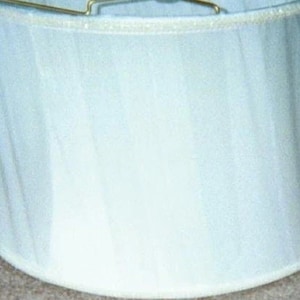 Lamp Shade - Silk Fabric - Soft Lined - Hand Sewn