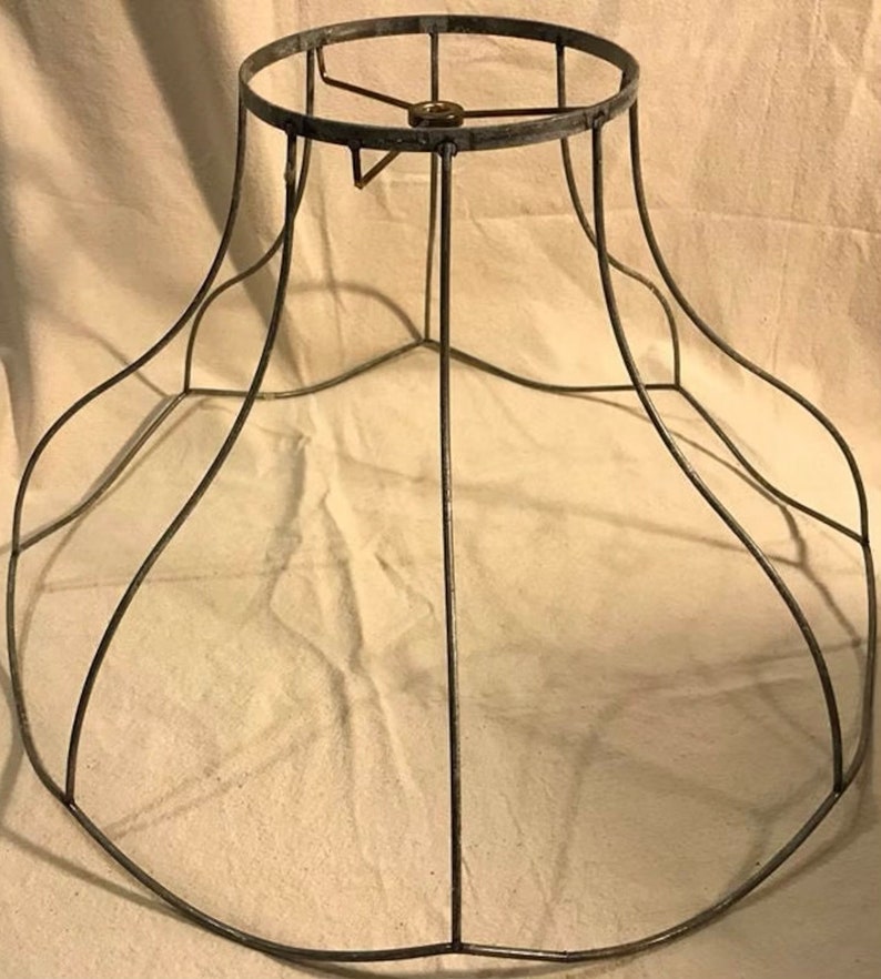 Lamp Shade Frames Before and After Foundation Preparation Etsy