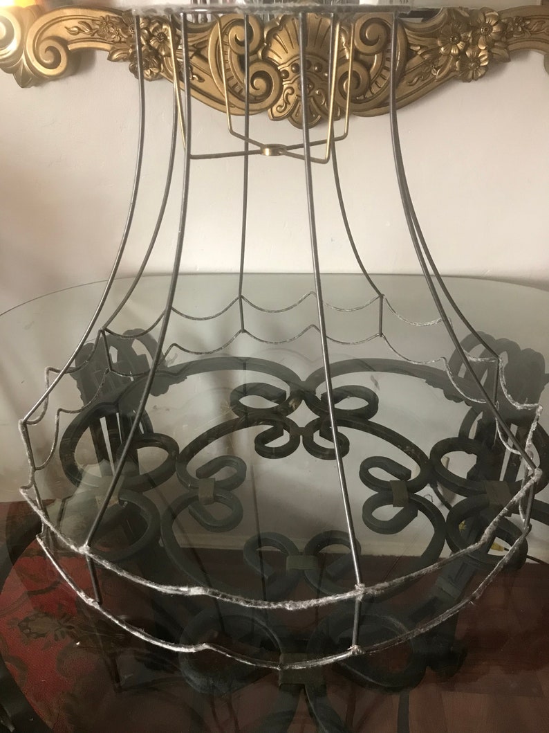 Vintage Lamp Shade Frames for Custom Recovering Contact Etsy