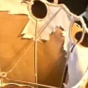 Lamp Shade - Custom Refurbishing - Vintage Frame - Custom Restoration - Hand Sewn
